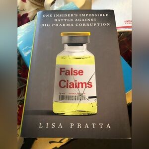 Book-Hardcover “FALSE CLAIMS” (non-fiction)